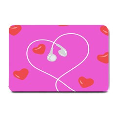 Heart Love Pink Red Small Doormat 