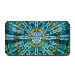 Green Flower Tie Dye Kaleidoscope Opaque Color Medium Bar Mats