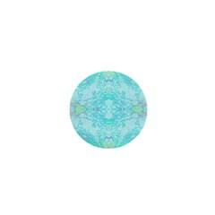 Green Tie Dye Kaleidoscope Opaque Color 1  Mini Buttons by Mariart