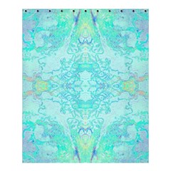 Green Tie Dye Kaleidoscope Opaque Color Shower Curtain 60  X 72  (medium)  by Mariart