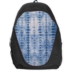 Indigo Grey Tie Dye Kaleidoscope Opaque Color Backpack Bag by Mariart