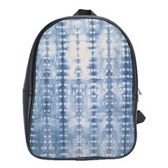 Indigo Grey Tie Dye Kaleidoscope Opaque Color School Bags (xl)  by Mariart