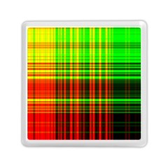 Line Light Neon Red Green Memory Card Reader (square) 