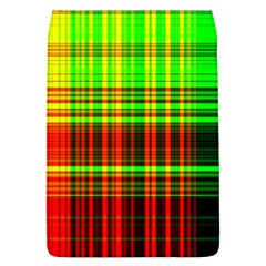 Line Light Neon Red Green Flap Covers (l)  by Mariart