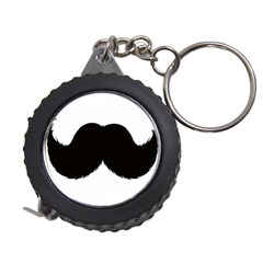 Mustache Owl Hair Black Man Measuring Tapes by Mariart