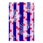 Line Vertical Polka Dots Circle Flower Blue Pink White Shower Curtain 48  x 72  (Small)  Curtain(48  X 72 ) - 42.18 x64.8  Curtain(48  X 72 )