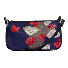 Original Butterfly Carnation Shoulder Clutch Bags by Mariart