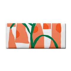 Portraits Plants Carrot Polka Dots Orange Green Cosmetic Storage Cases