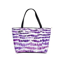 Original Feather Opaque Color Purple Shoulder Handbags by Mariart