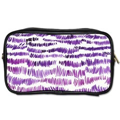 Original Feather Opaque Color Purple Toiletries Bags