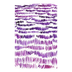 Original Feather Opaque Color Purple Shower Curtain 48  X 72  (small)  by Mariart