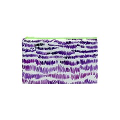 Original Feather Opaque Color Purple Cosmetic Bag (xs)