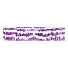 Original Feather Opaque Color Purple Velvet Scrunchie by Mariart