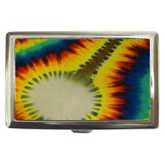 Red Blue Yellow Green Medium Rainbow Tie Dye Kaleidoscope Opaque Color Cigarette Money Cases by Mariart