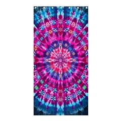 Red Blue Tie Dye Kaleidoscope Opaque Color Circle Shower Curtain 36  X 72  (stall)  by Mariart