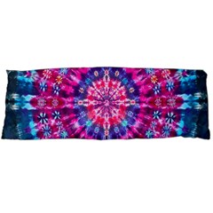 Red Blue Tie Dye Kaleidoscope Opaque Color Circle Body Pillow Case (dakimakura) by Mariart