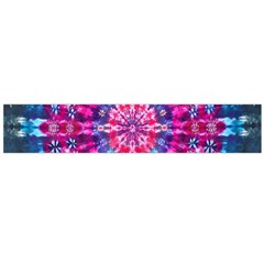 Red Blue Tie Dye Kaleidoscope Opaque Color Circle Flano Scarf (large) by Mariart