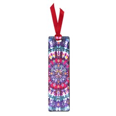 Red Purple Tie Dye Kaleidoscope Opaque Color Small Book Marks by Mariart