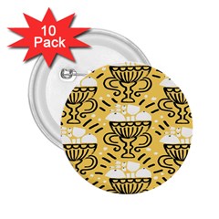 Trophy Beers Glass Drink 2.25  Buttons (10 pack) 