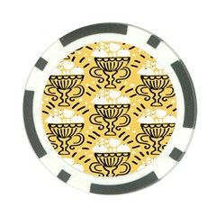 Trophy Beers Glass Drink Poker Chip Card Guard (10 pack)