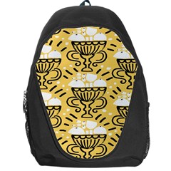 Trophy Beers Glass Drink Backpack Bag by Mariart