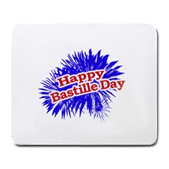 Happy Bastille Day Graphic Logo Large Mousepads by dflcprints