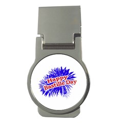 Happy Bastille Day Graphic Logo Money Clips (round)  by dflcprints