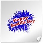 Happy Bastille Day Graphic Logo Canvas 12  x 12   11.4 x11.56  Canvas - 1