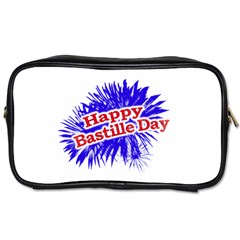 Happy Bastille Day Graphic Logo Toiletries Bags by dflcprints