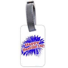 Happy Bastille Day Graphic Logo Luggage Tags (two Sides) by dflcprints
