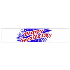 Happy Bastille Day Graphic Logo Flano Scarf (small)  by dflcprints