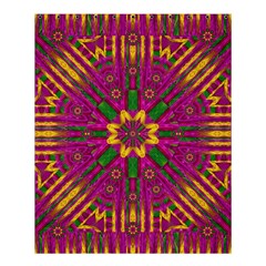 Feather Stars Mandala Pop Art Shower Curtain 60  X 72  (medium)  by pepitasart