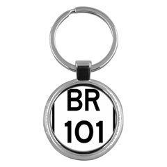 Brazil Br-101 Transcoastal Highway  Key Chains (round)  by abbeyz71