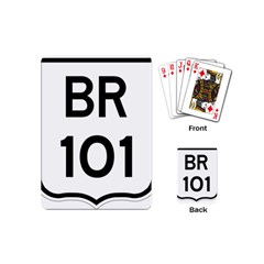 Brazil Br-101 Transcoastal Highway  Playing Cards (mini)  by abbeyz71