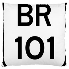 Brazil Br-101 Transcoastal Highway  Large Cushion Case (two Sides) by abbeyz71
