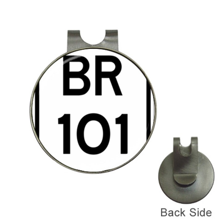 Brazil BR-101 Transcoastal Highway  Hat Clips with Golf Markers