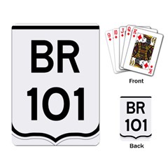 Brazil Br-101 Transcoastal Highway  Playing Card by abbeyz71