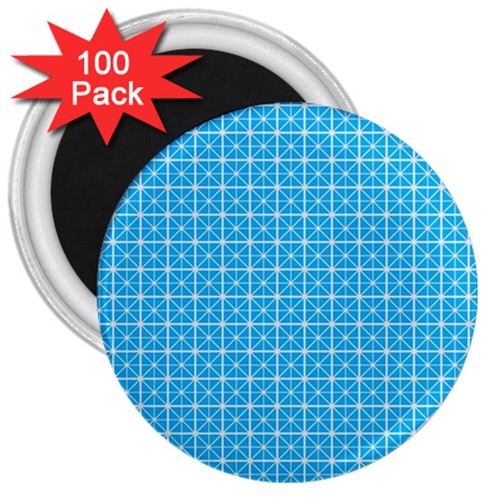 simple rectangular pattern 3  Magnets (100 pack)