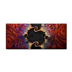 The Eye Of Julia, A Rainbow Fractal Paint Swirl Cosmetic Storage Cases by jayaprime