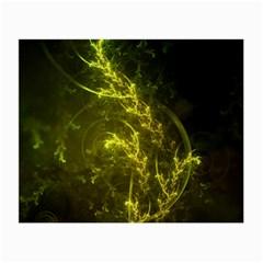 Beautiful Emerald Fairy Ferns in a Fractal Forest Small Glasses Cloth (2-Side)