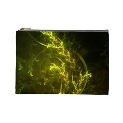 Beautiful Emerald Fairy Ferns in a Fractal Forest Cosmetic Bag (Large) 