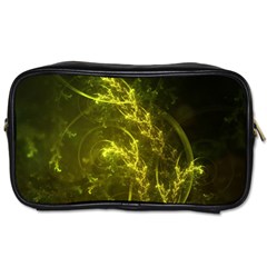 Beautiful Emerald Fairy Ferns in a Fractal Forest Toiletries Bags