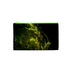 Beautiful Emerald Fairy Ferns in a Fractal Forest Cosmetic Bag (XS)