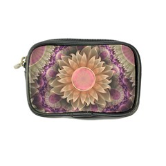 Pastel Pearl Lotus Garden Of Fractal Dahlia Flowers Coin Purse by jayaprime