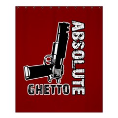 Absolute Ghetto Shower Curtain 60  X 72  (medium)  by Valentinaart