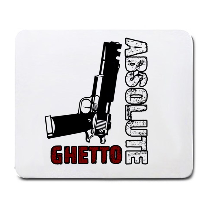 Absolute ghetto Large Mousepads