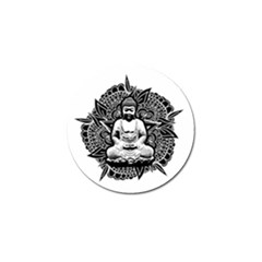 Ornate Buddha Golf Ball Marker by Valentinaart