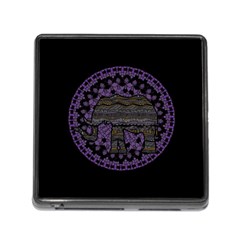 Ornate Mandala Elephant  Memory Card Reader (square) by Valentinaart