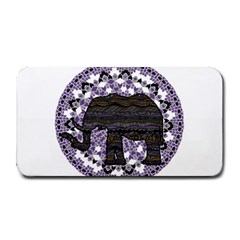 Ornate Mandala Elephant  Medium Bar Mats by Valentinaart