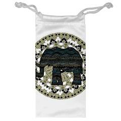 Ornate mandala elephant  Jewelry Bag